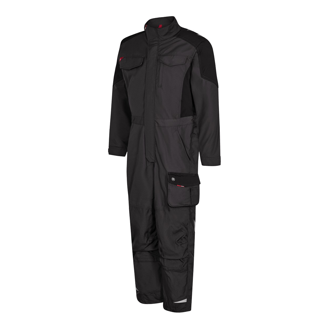 ENGEL Galaxy Overall in Anthrazitgrau/Schwarz, Größe XS