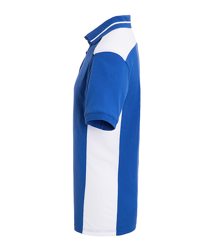 Men's Workwear Polo - COLOR - "JN858" in Royal/White, Größe 6XL - Daiber