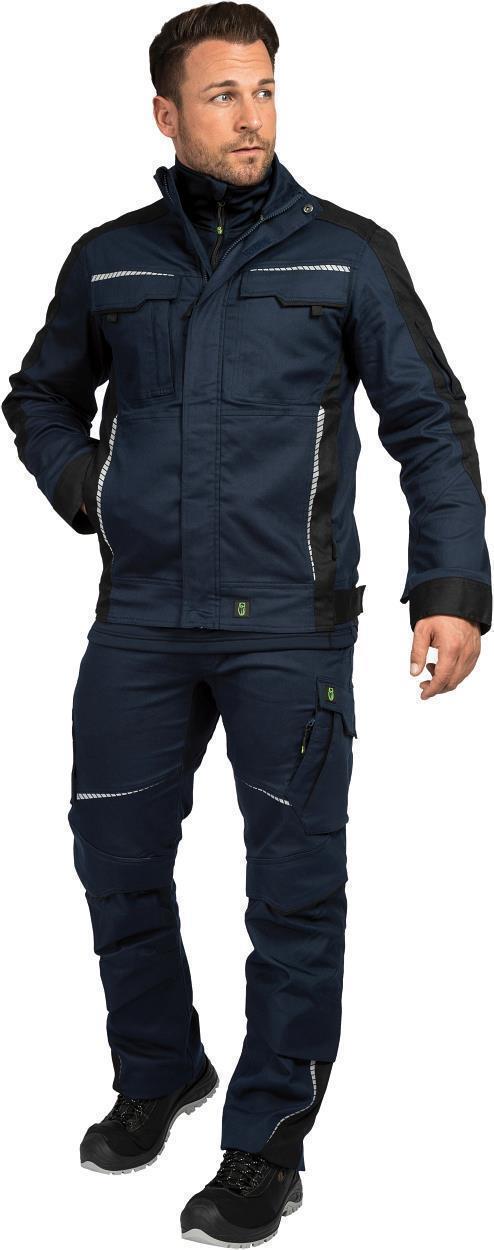 Bundjacke Flex Line Marine/Schwarz FLEXJ, Gr. 2XL von Leibwächter