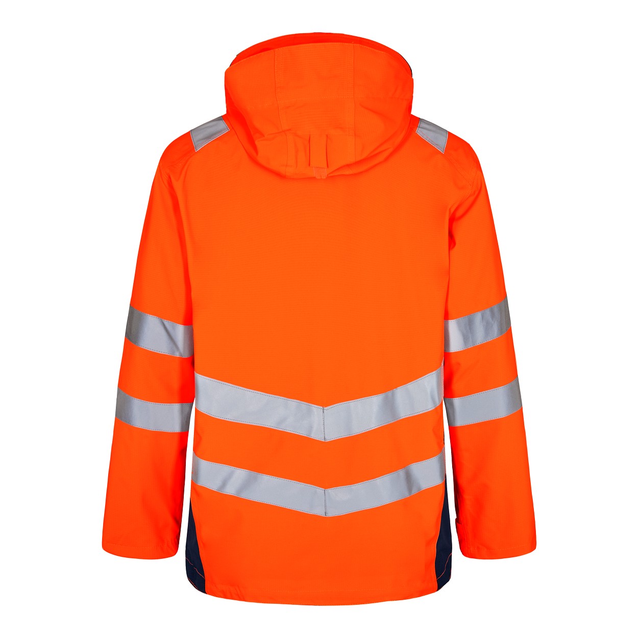 ENGEL Safety Shellparka in Orange/Blue ink, Größe XS