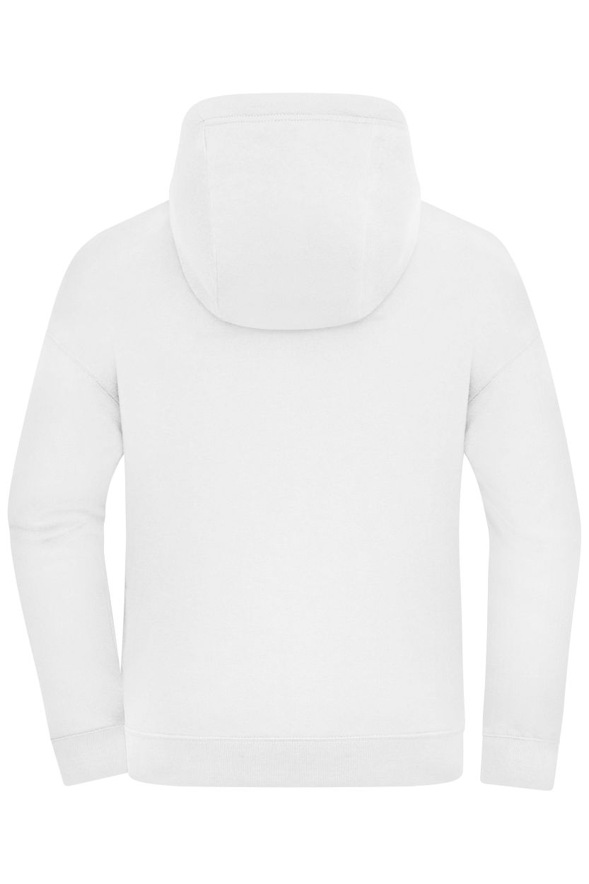 Oversized Hooded Jacket UNISEX OCS Blended & RCS "8043" in White, Größe 3XL - Daiber