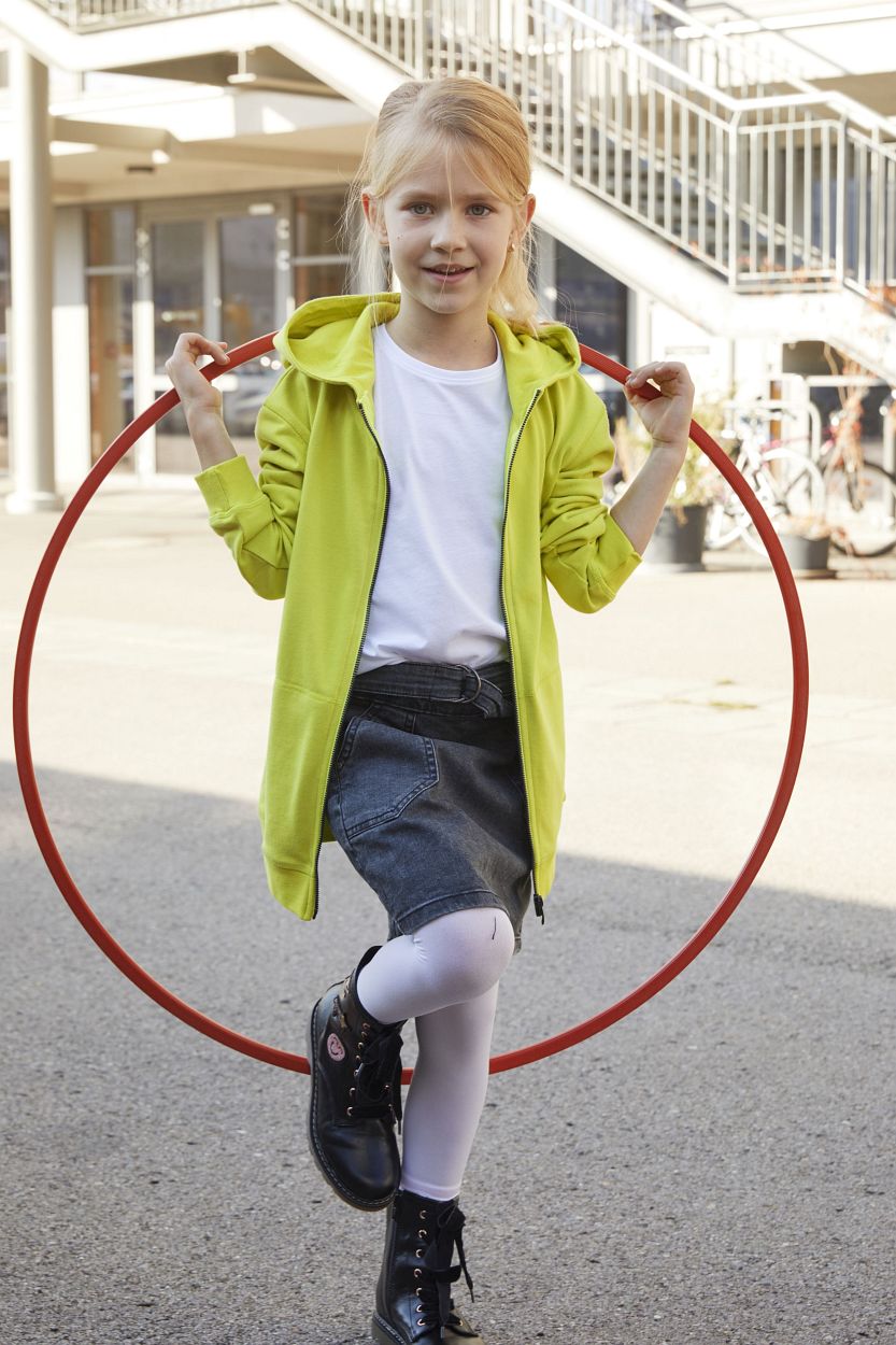 Children's Zip Hoody OCS Blended & RCS "8026K" in Wine, Größe 2XL - Daiber