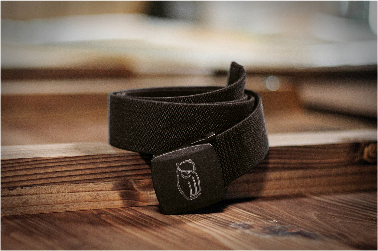 Stretchbandgürtel mit Kunststoffkoppel FLEXG05 Länge 90 cm von Leibwächter