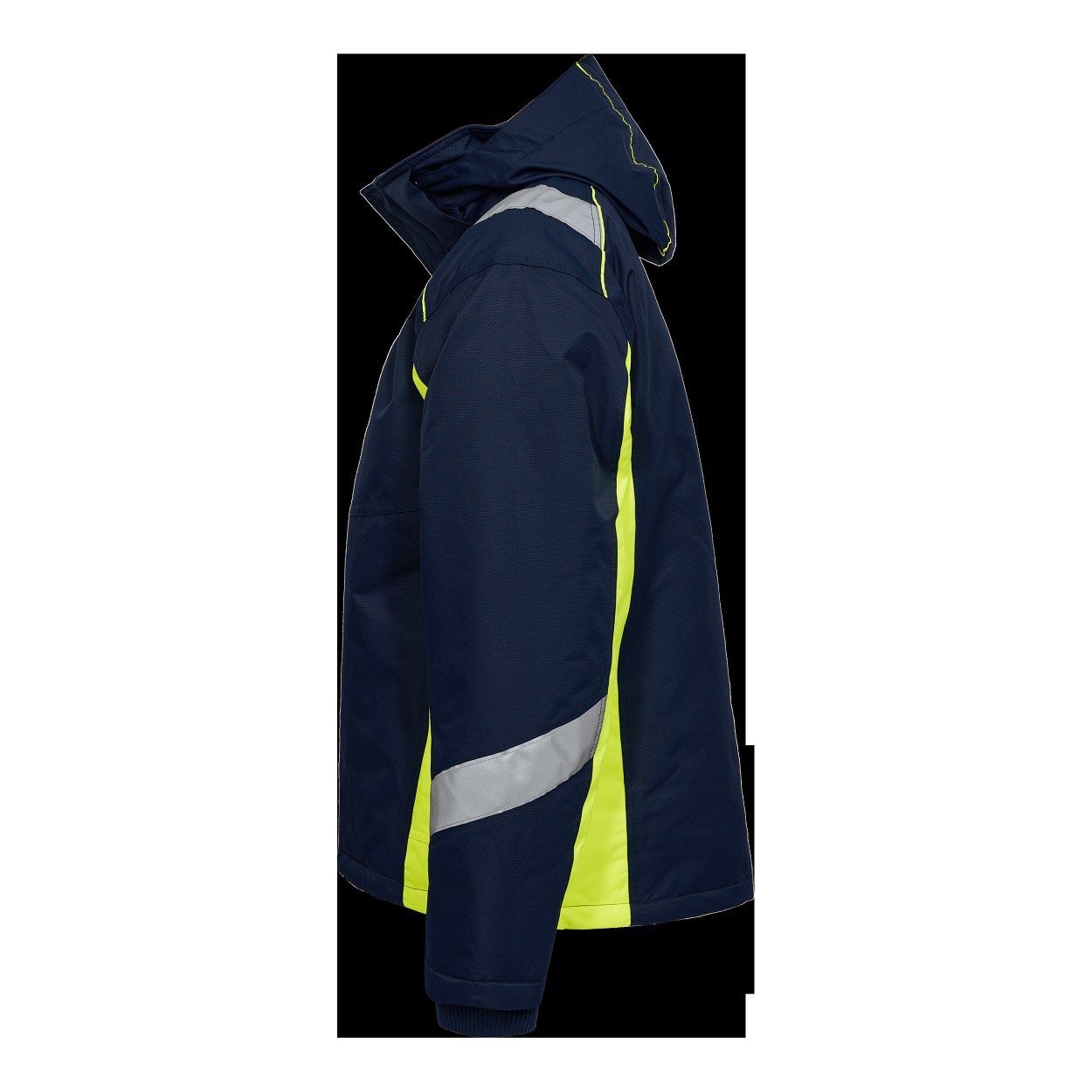 ENGEL Cargo Winterjacke in Blue Ink/Gelb, Größe XS