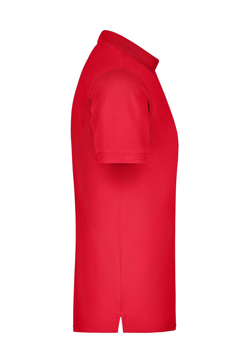 Men's Elastic Polo Piqué "JN710" in Red, Größe 3XL - Daiber