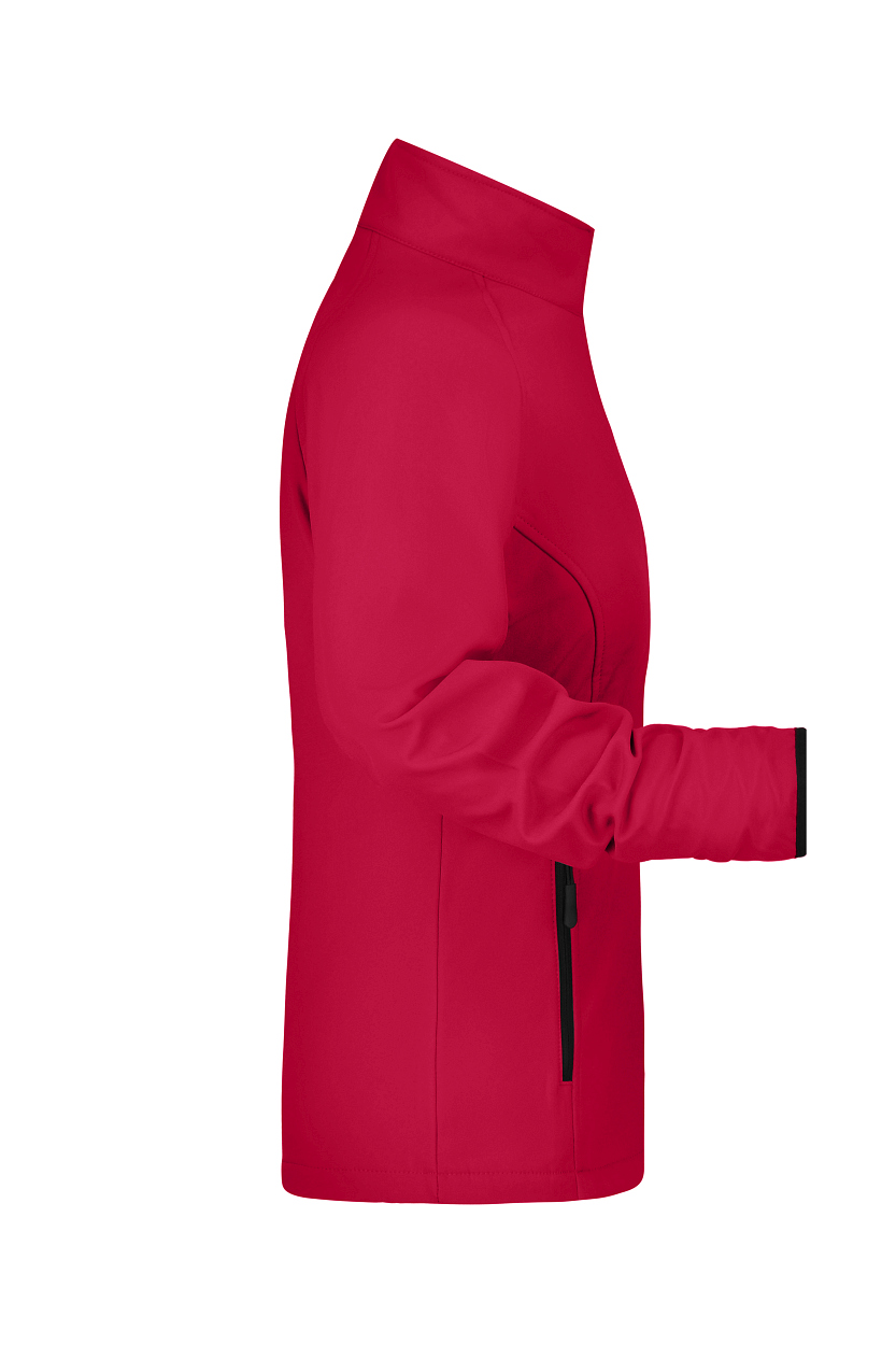 Ladies' Promo Softshell Jacket "JN1129" in Red/Black, Größe 2XL - Daiber
