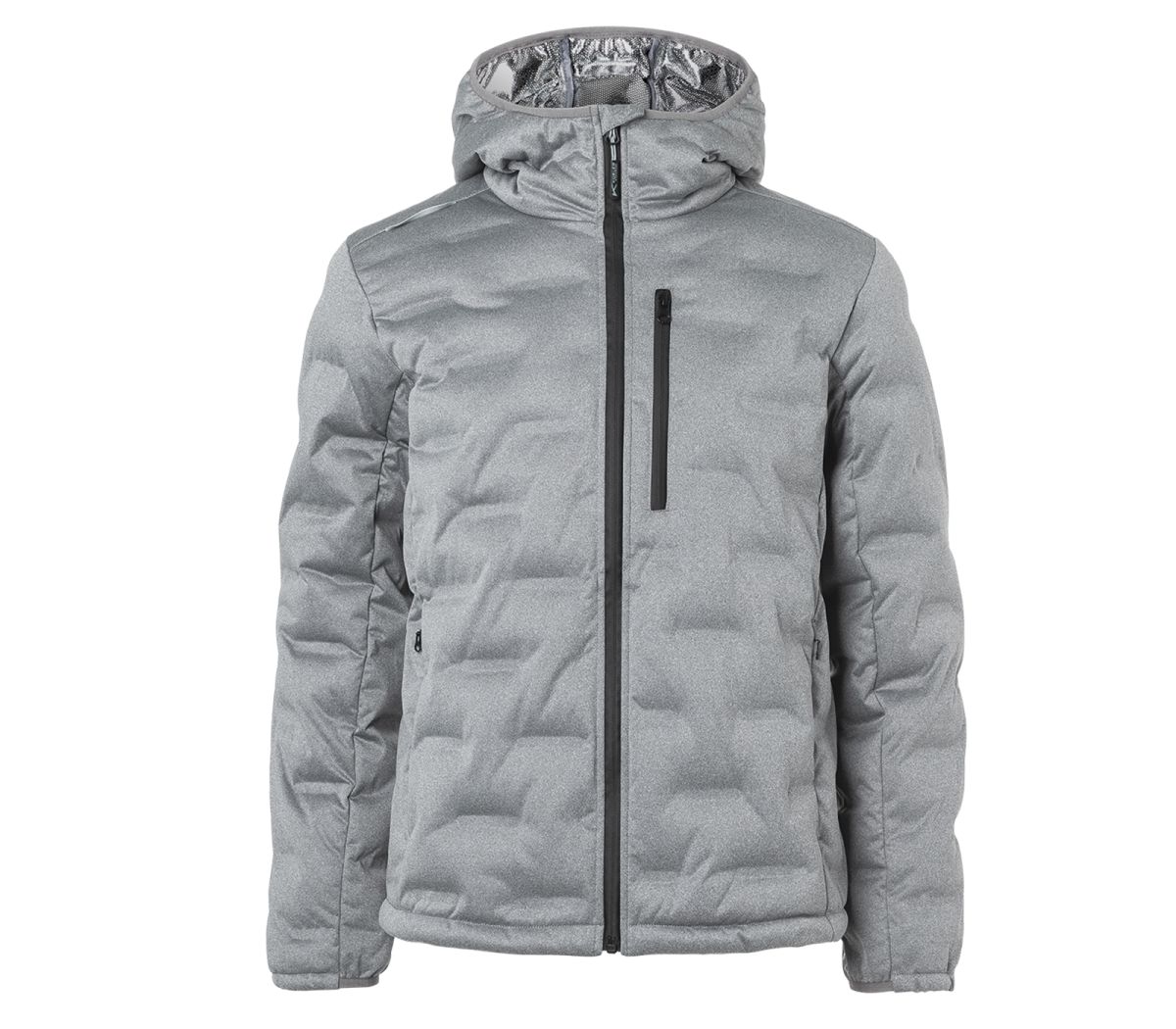 KÜBLER WEATHER Winter Steppjacke in Mittelgrau, Größe 3XL