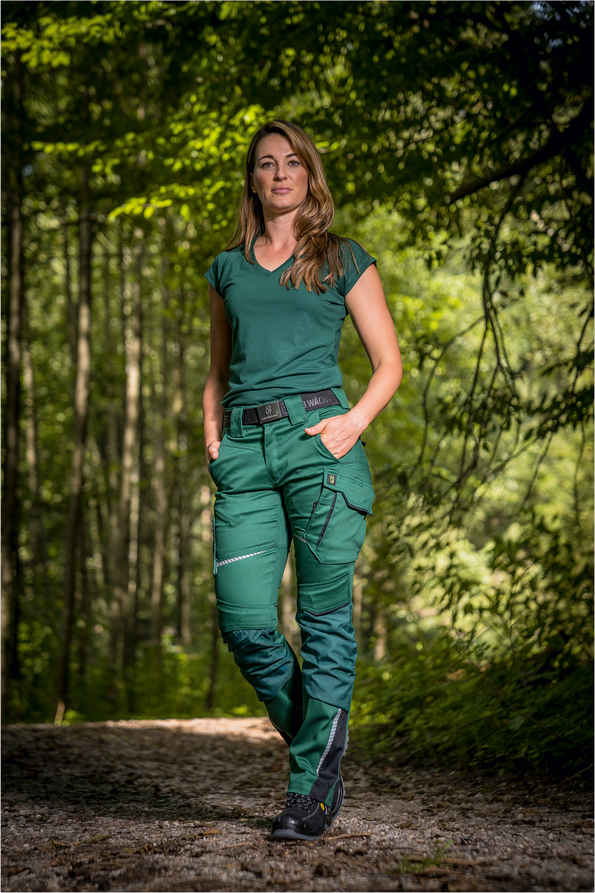 Damen T-Shirt "Lisa" Flex Line Grün FLXDT, Gr. 52 von Leibwächter