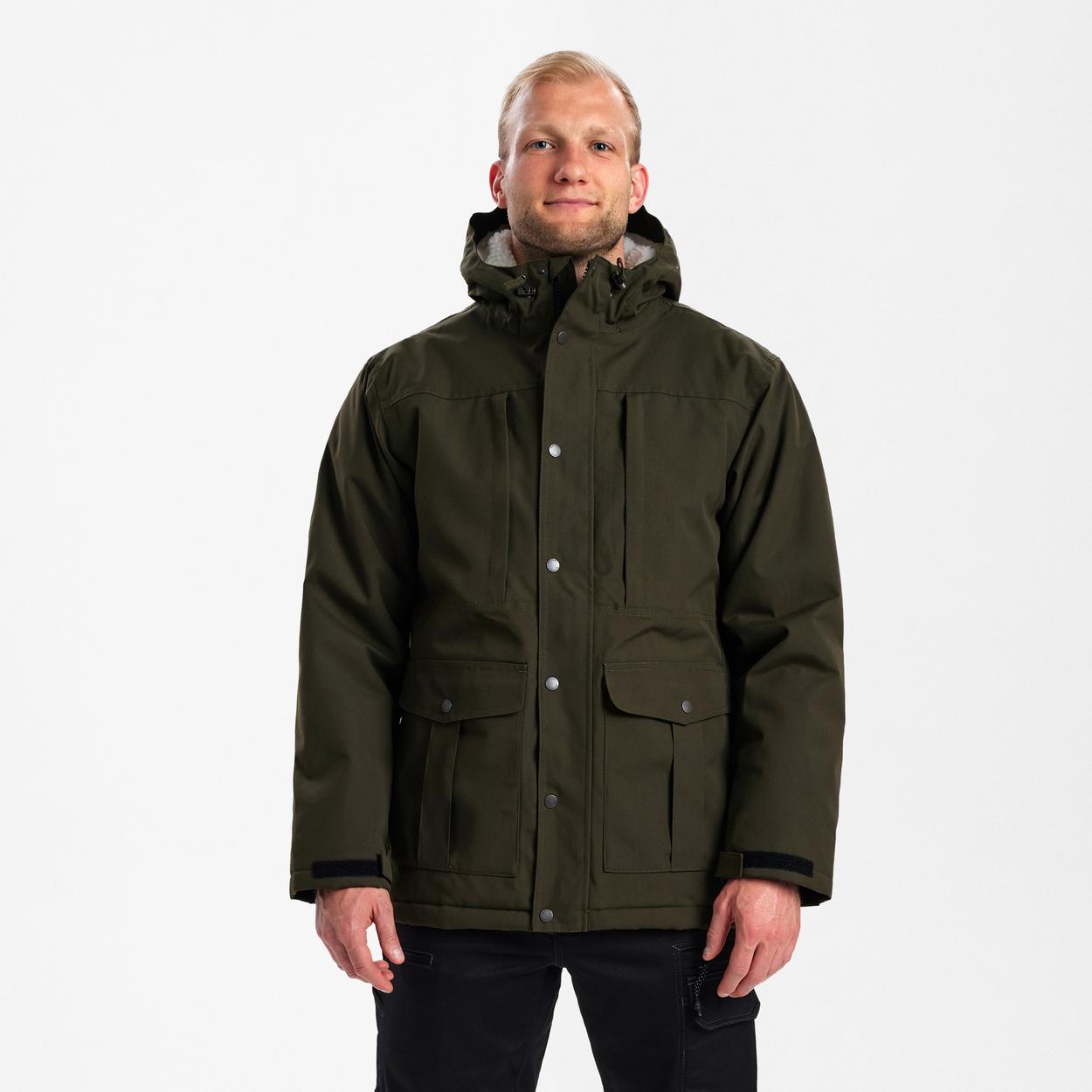 ENGEL Extend Winterjacke in Forest Green, Größe XS