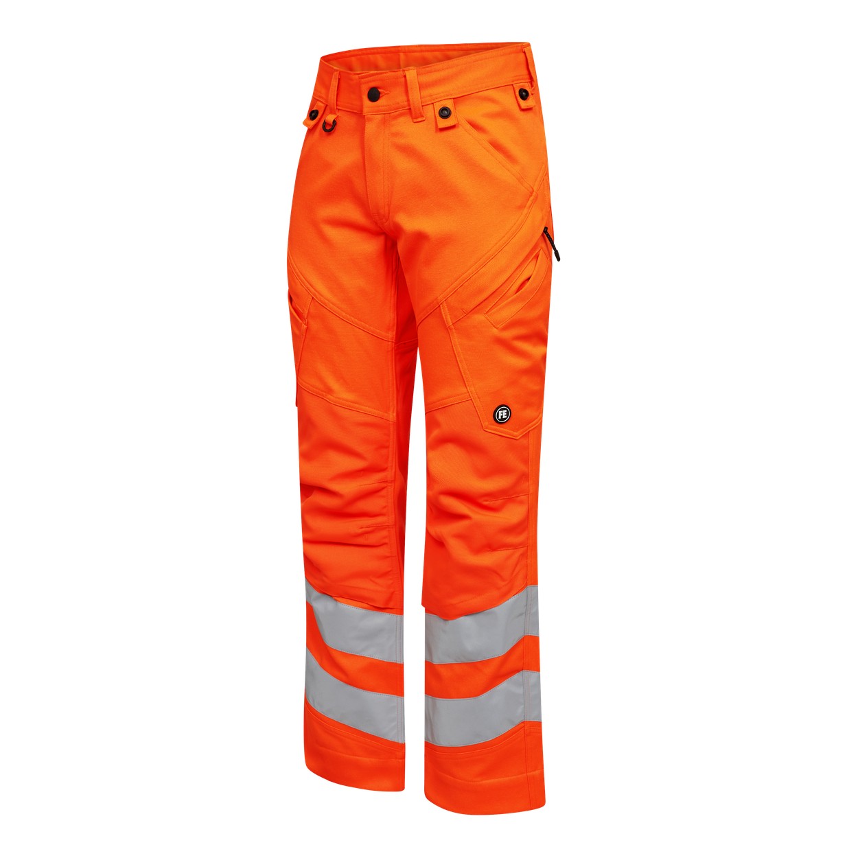 ENGEL Safety Arbeitshose mit 2-Wege-Stretch in Hi-vis Orange, Größe 26