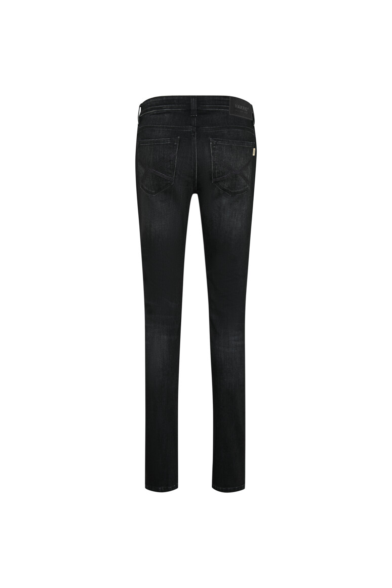 HAKRO 731 5-Pocket-Jeanshose X-Stretch ECO in Schwarz, Größe 6XL