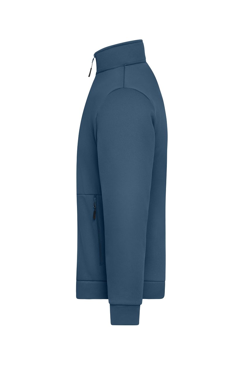 Workwear Fleece Jacket "JN1876" in Deep-Blue, Größe 4XL - Daiber