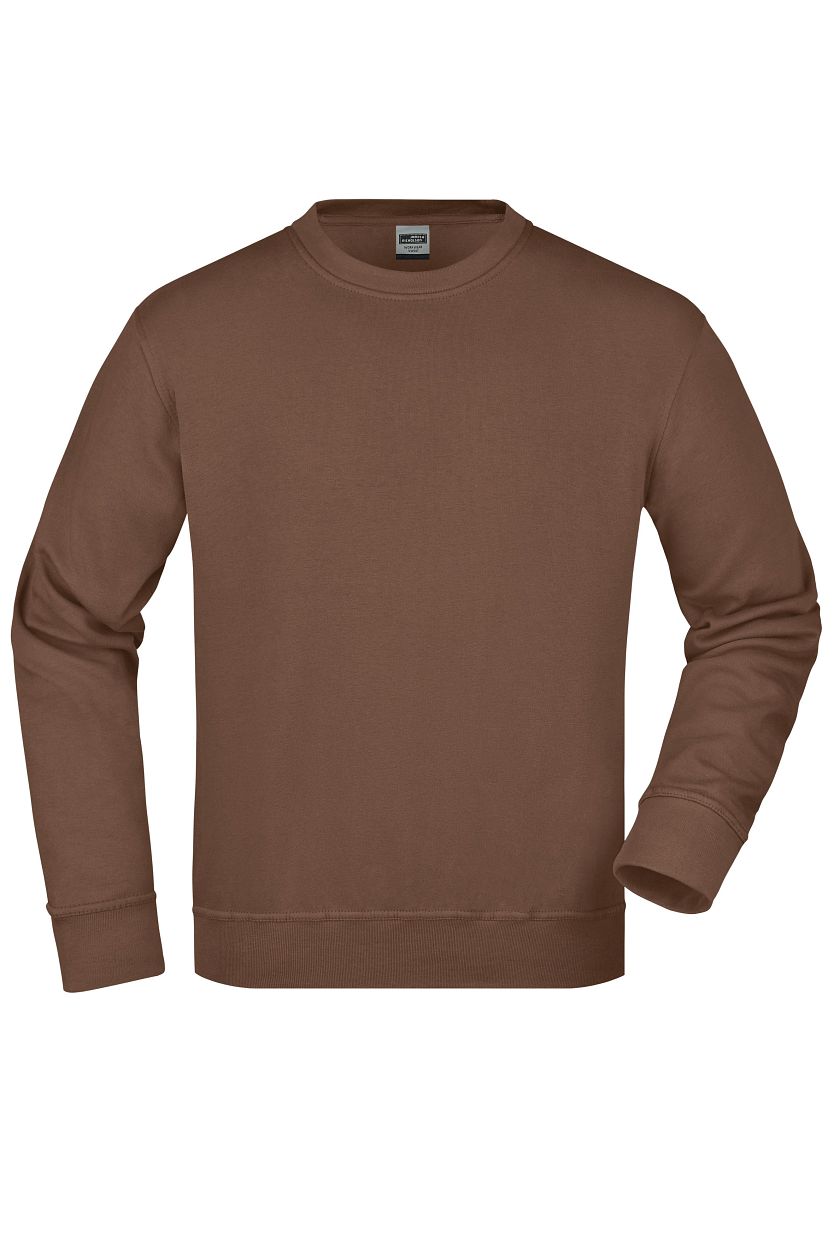 Workwear Sweatshirt "JN840" in Brown, Größe 6XL - Daiber