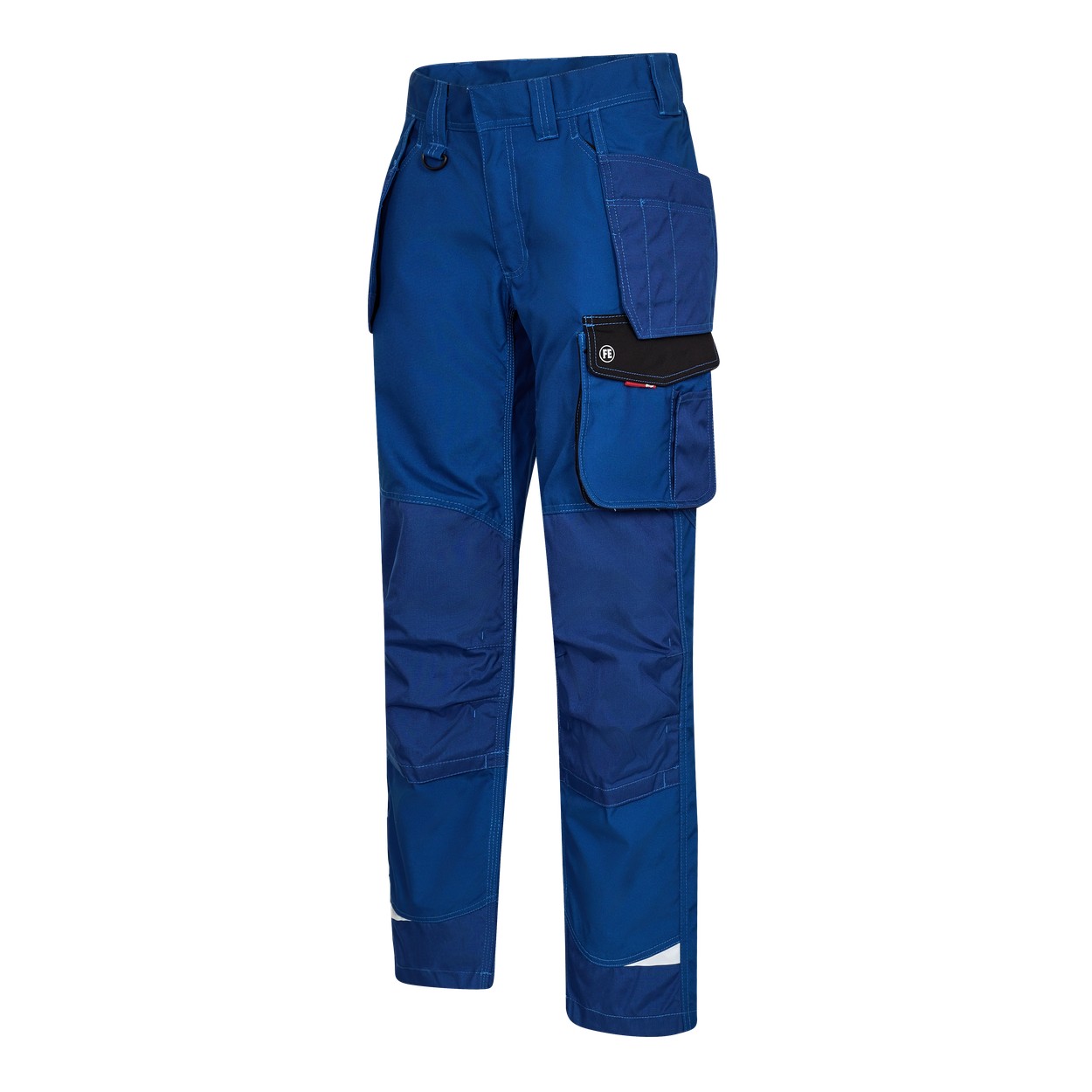 ENGEL Galaxy Arbeitshose mit Holstertaschen in Surfer Blue/Schwarz, Größe 106