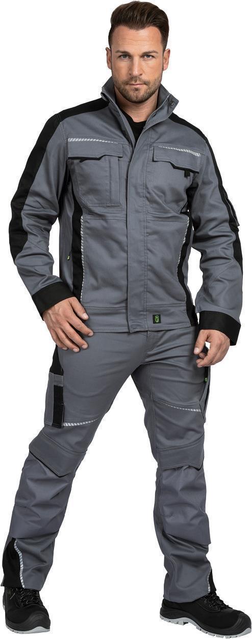 Bundjacke Flex Line Grau/Schwarz FLEXJ, Gr. 2XL von Leibwächter