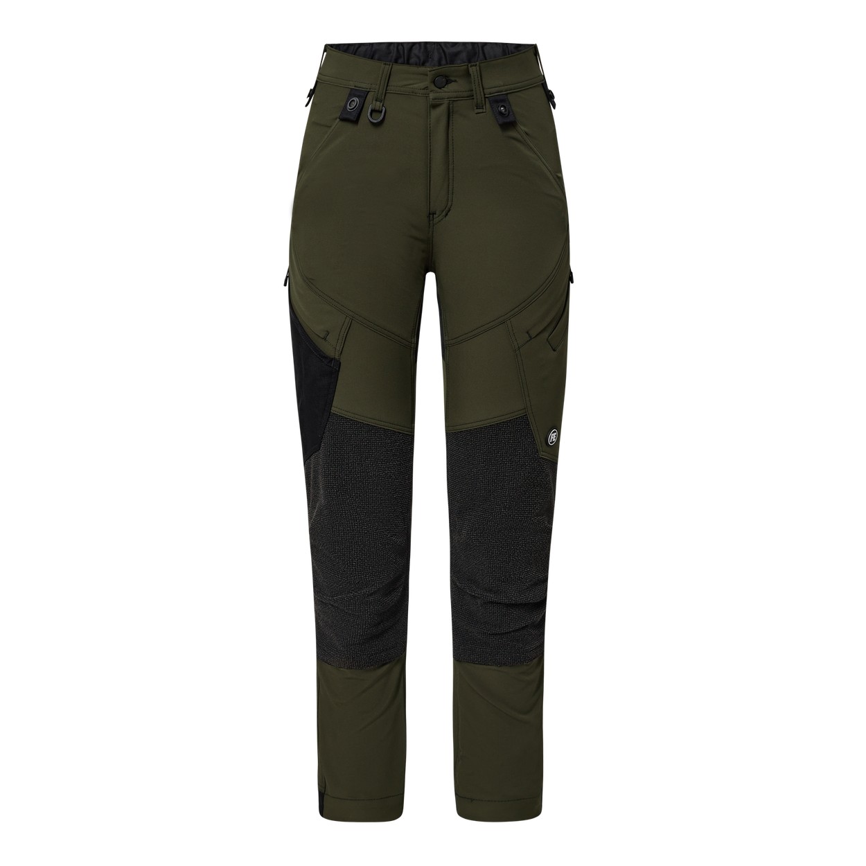 ENGEL X-treme Damen Arbeitshose mit 4-Wege Stretch in Forest Green, Größe 48