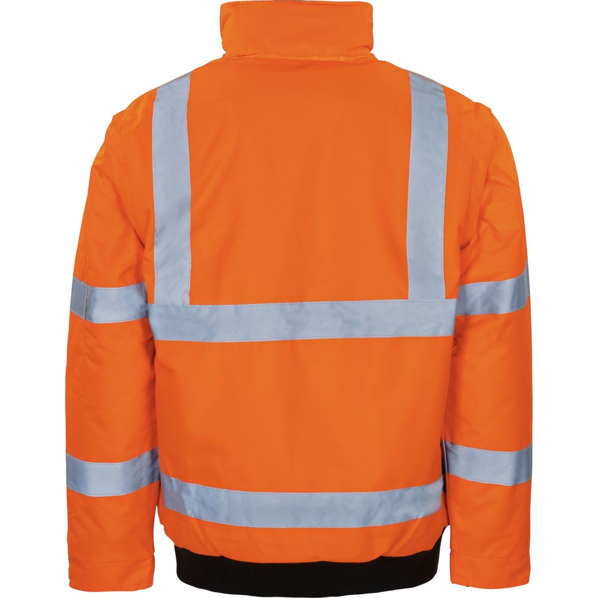 Pilotenjacke mit Schulterreflex leuchtorange von Vizwell