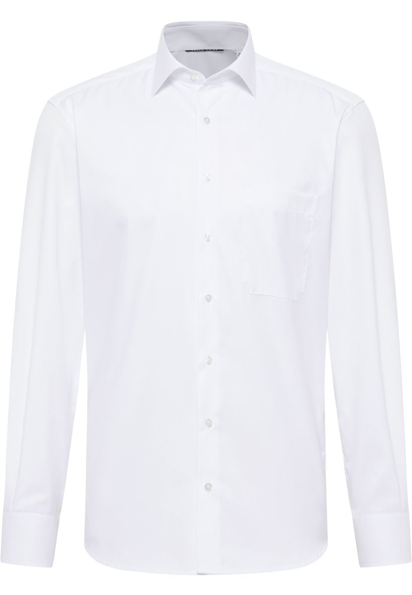 Herrenhemd langarm Comfort Fit in Weiß, Gr. 54 von ETERNA