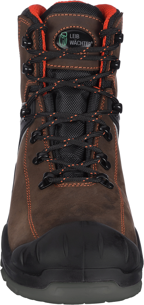 Stiefel niedrig L6310 Parma in Schwarz/Braun, Gr. 48 von Leibwächter