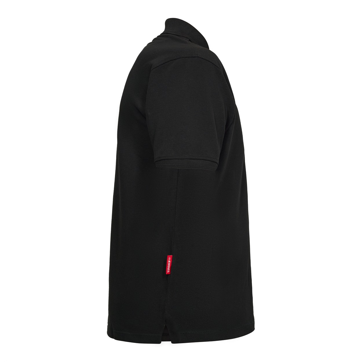 ENGEL Extend Poloshirt in Schwarz, Größe XXS