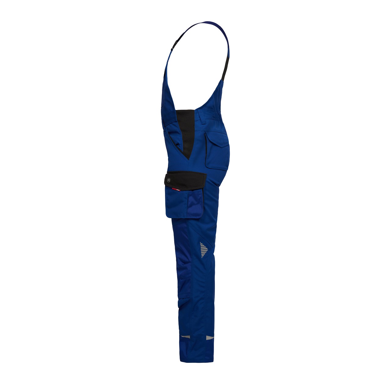 ENGEL Galaxy Damen Latzhose in Surfer Blue/Schwarz, Größe 48
