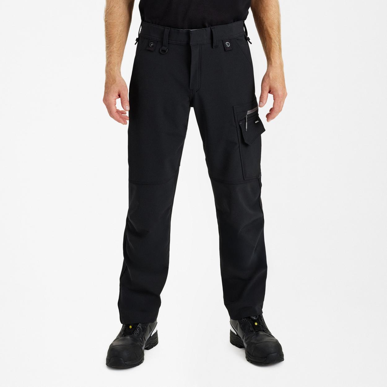 ENGEL Entire Servicehose mit 4-Wege Stretch in Schwarz/Anthrazit Grau, Größe 29