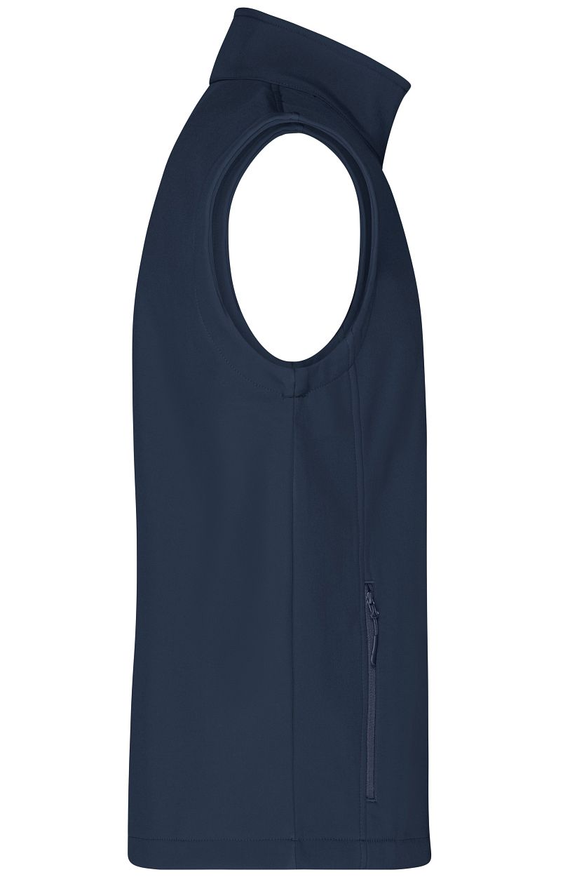 Men's Promo Softshell Vest "JN1128" in Navy/Navy, Größe 3XL - Daiber
