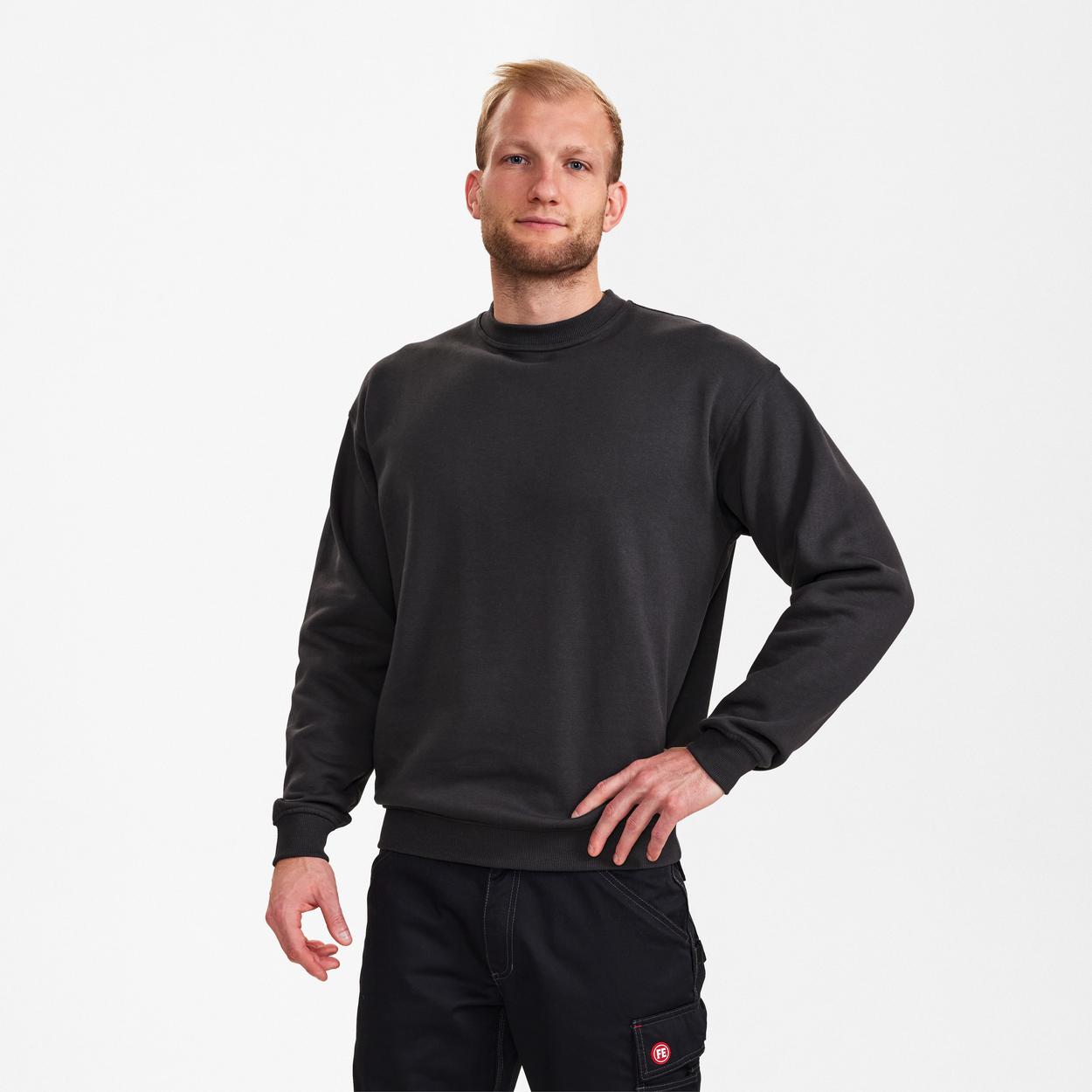 ENGEL Extend Sweatshirt in Anthrazit Grau, Größe XS