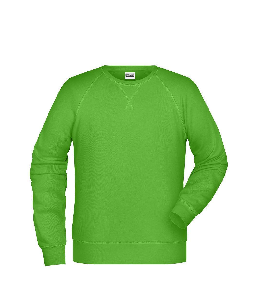 Men's Sweat OCS Blended & RCS "8022" in Lime-Green, Größe 5XL - Daiber