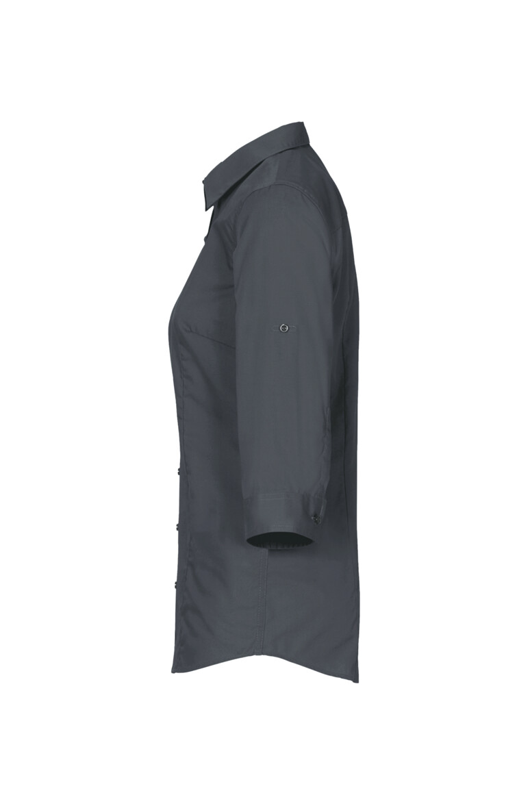 HAKRO 120 3/4-Arm-Vario Bluse MIKRALINAR® in Anthrazit, Größe 6XL