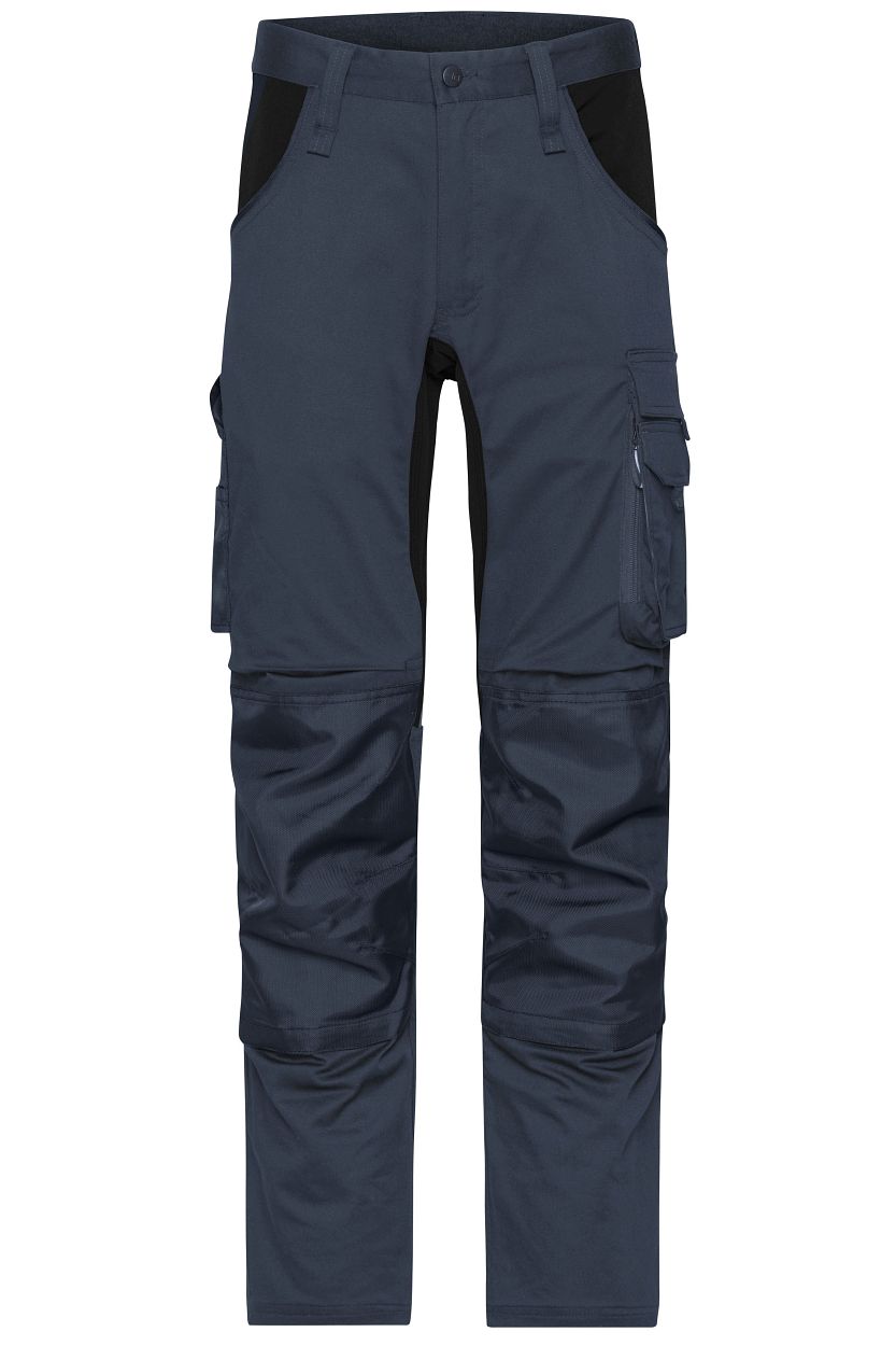 Workwear Stretch-Pants Slim Line GRS "JN1812" in Carbon/Black, Größe 110 - Daiber