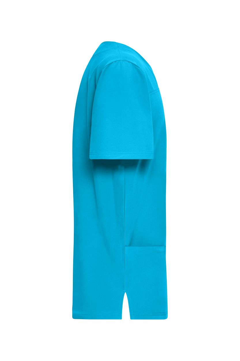 Men's Stretch-Kasack "JN3104" in Turquoise, Größe 4XL - Daiber