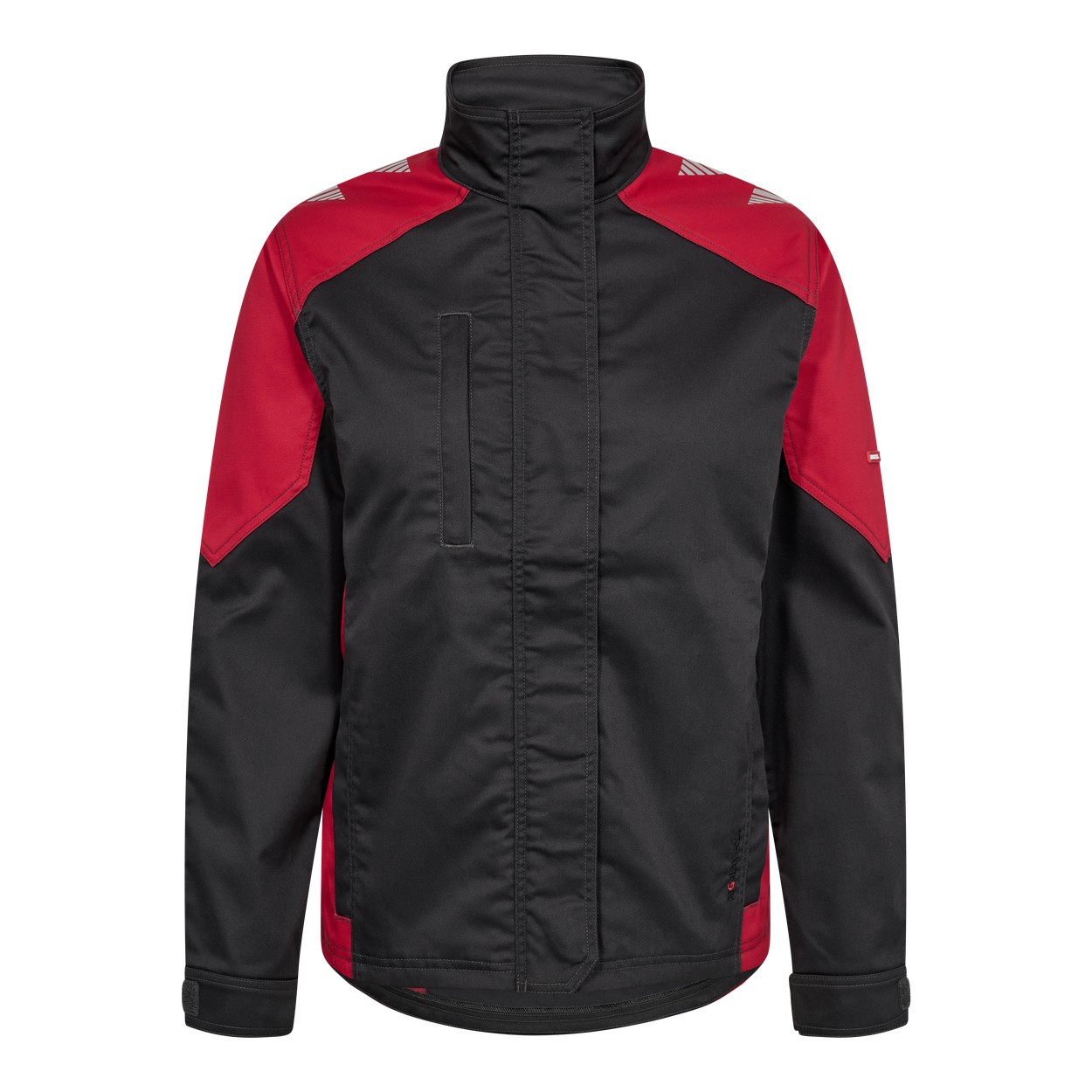 ENGEL Galaxy Damen Arbeitsjacke mit 2-Wege-Stretch in Anthrazit Grau/Tomato Red, Größe XS