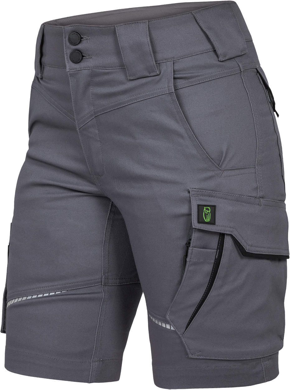 Damen Shorts Flex Line Grau/Schwarz FLXDK, Gr. 34 von Leibwächter Damen Shorts Flex Line Grau/Schwarz FLXDK, Gr. 52 von Leibwächter