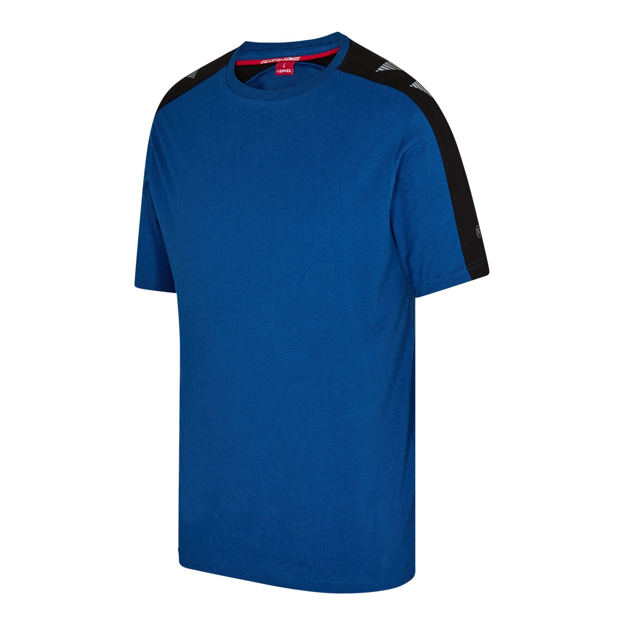 ENGEL Galaxy T-Shirt in Surfer Blue/Schwarz, Größe XS