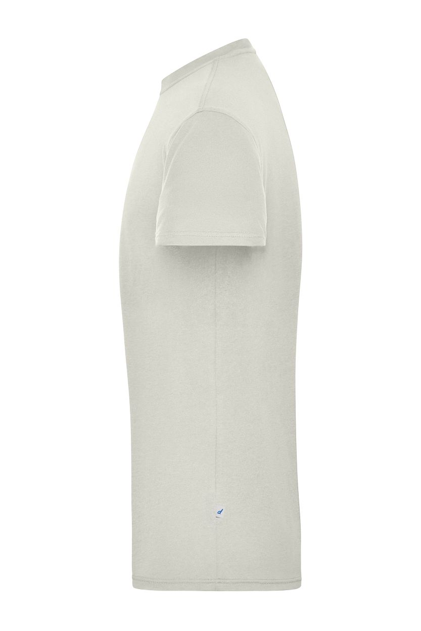 Men's ORGANIC Workwear T-Shirt OCS Blended "JN1808" in Cement, Größe 6XL - Daiber