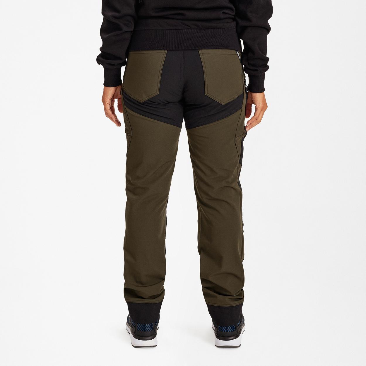 ENGEL X-treme Damen Arbeitshose mit 4-Wege Stretch in Forest Green, Größe 48