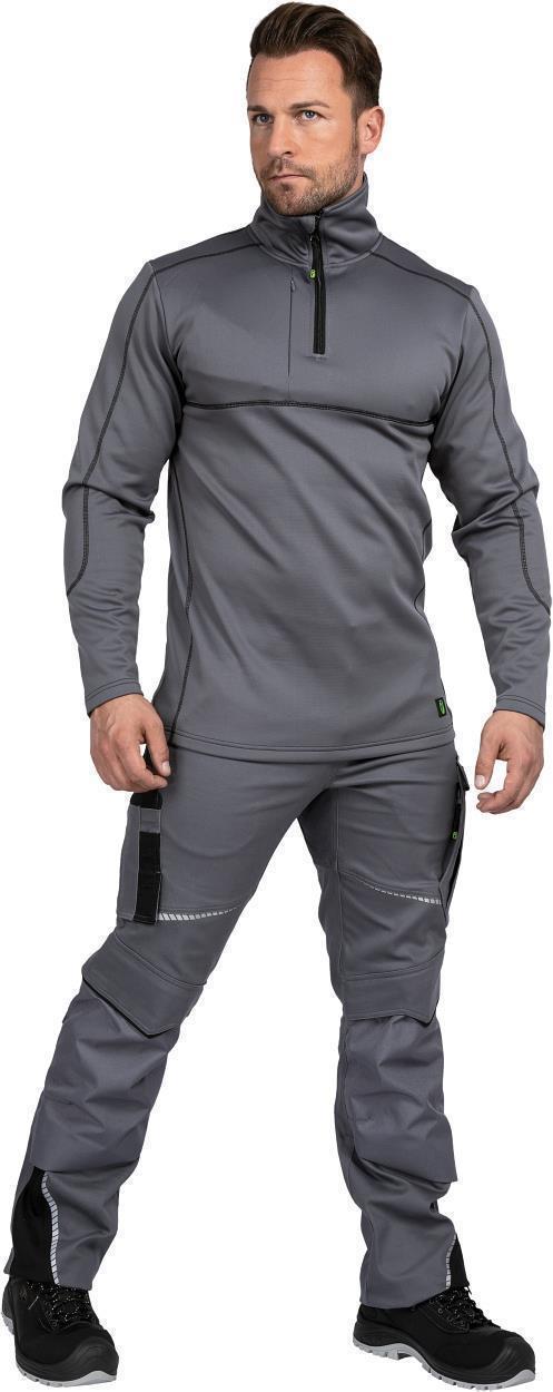 Funktionsshirt "Ulli" Flex Line Grau/Schwarz FLEXF, Gr. 2XL von Leibwächter