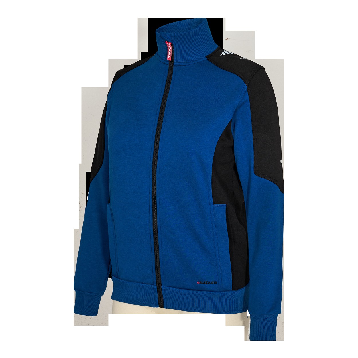 ENGEL Galaxy Damen Sweatcardigan in Surfer Blue/Schwarz, Größe XS