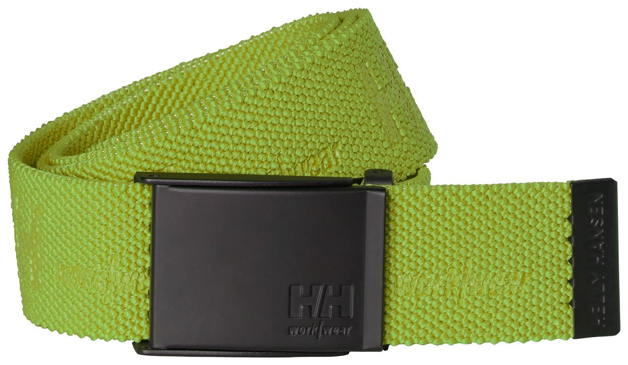 HH Logo Webbing Belt in Dark Lime, Größe STD von Helly Hansen Workwear