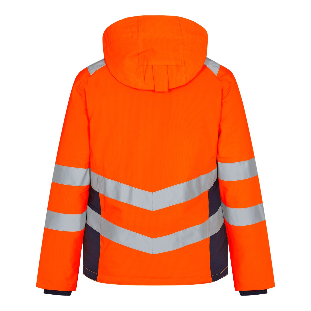 ENGEL Safety Damen Winterjacke in Orange/Blue ink, Größe XS
