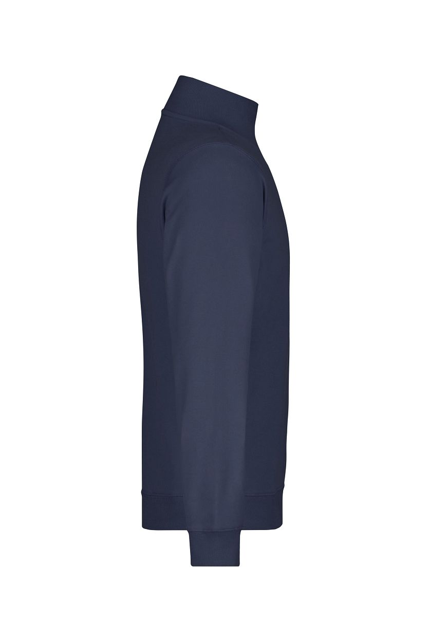 Round-Neck Zip "JN352" in Navy, Größe 3XL - Daiber