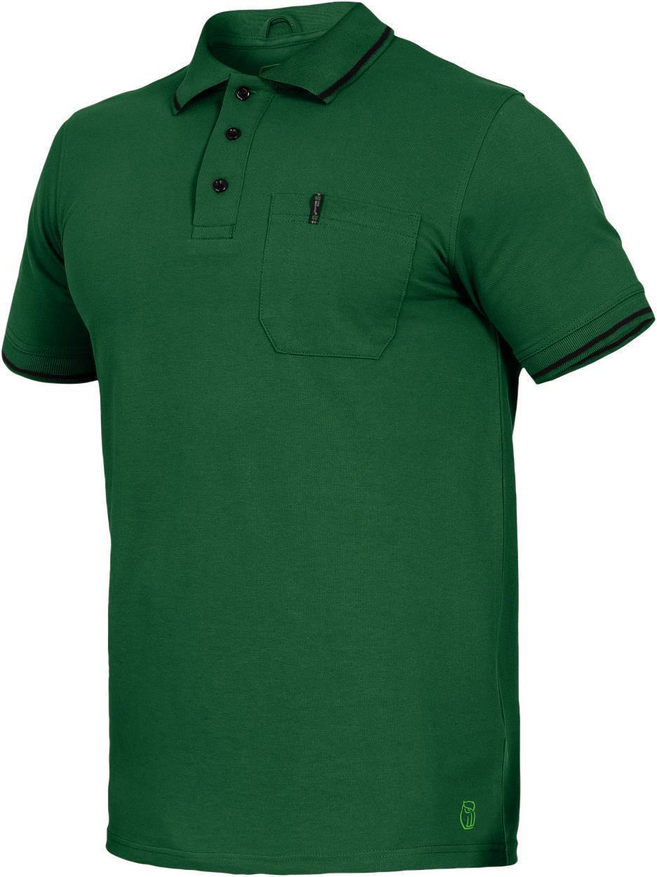 Polo-Shirt "Jens" Flex Line Grün FLEXU, Gr. 2XL von Leibwächter