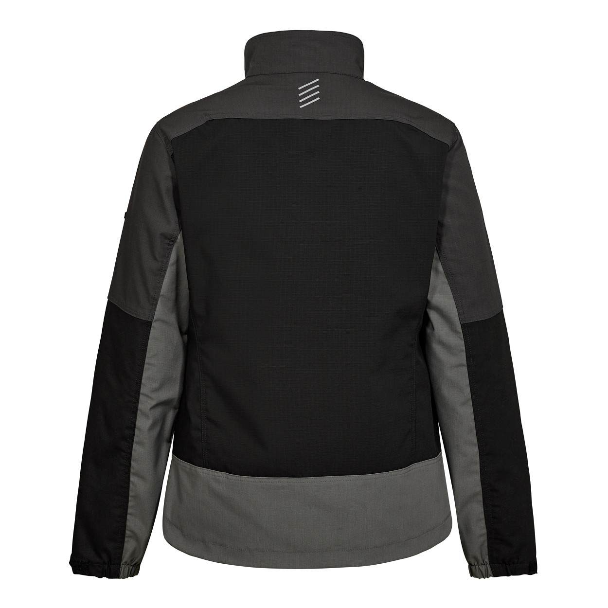 Entire Damen Arbeitsjacke mit Stretch in Schwarz/Anthrazit Grau, Größe XS