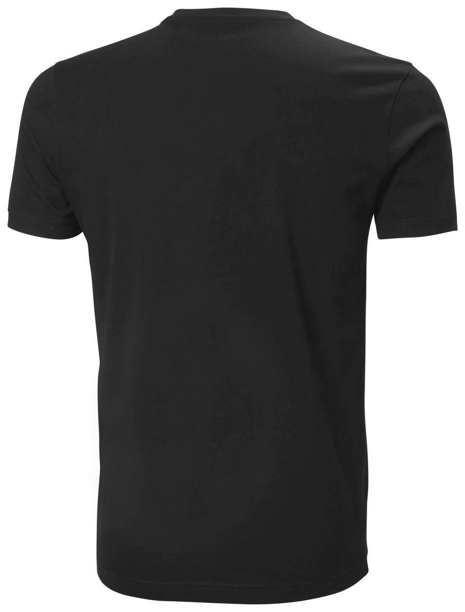 T-Shirt Logo in Black, Gr. 4XL von Helly Hansen Workwear