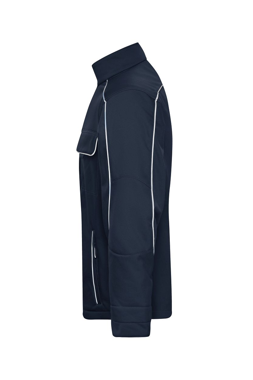 Workwear Softshell Jacket - SOLID - "JN884" in Navy, Größe 6XL - Daiber