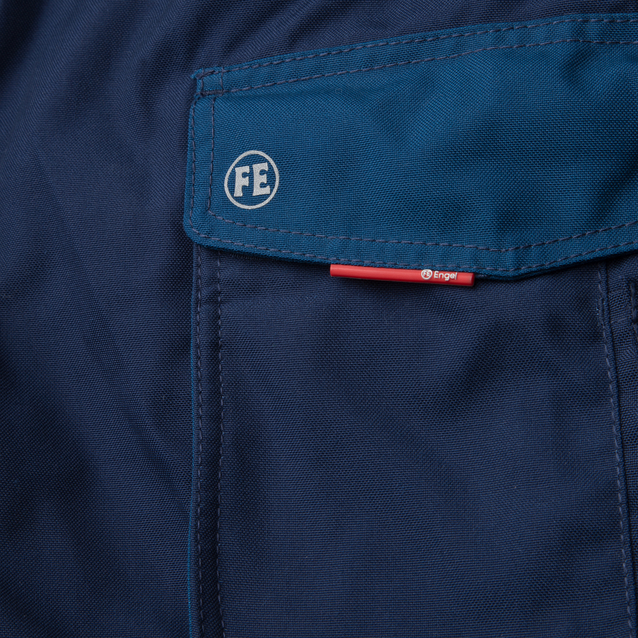 ENGEL Galaxy Arbeitsshorts in Blue Ink/Dark Petrol, Größe 54