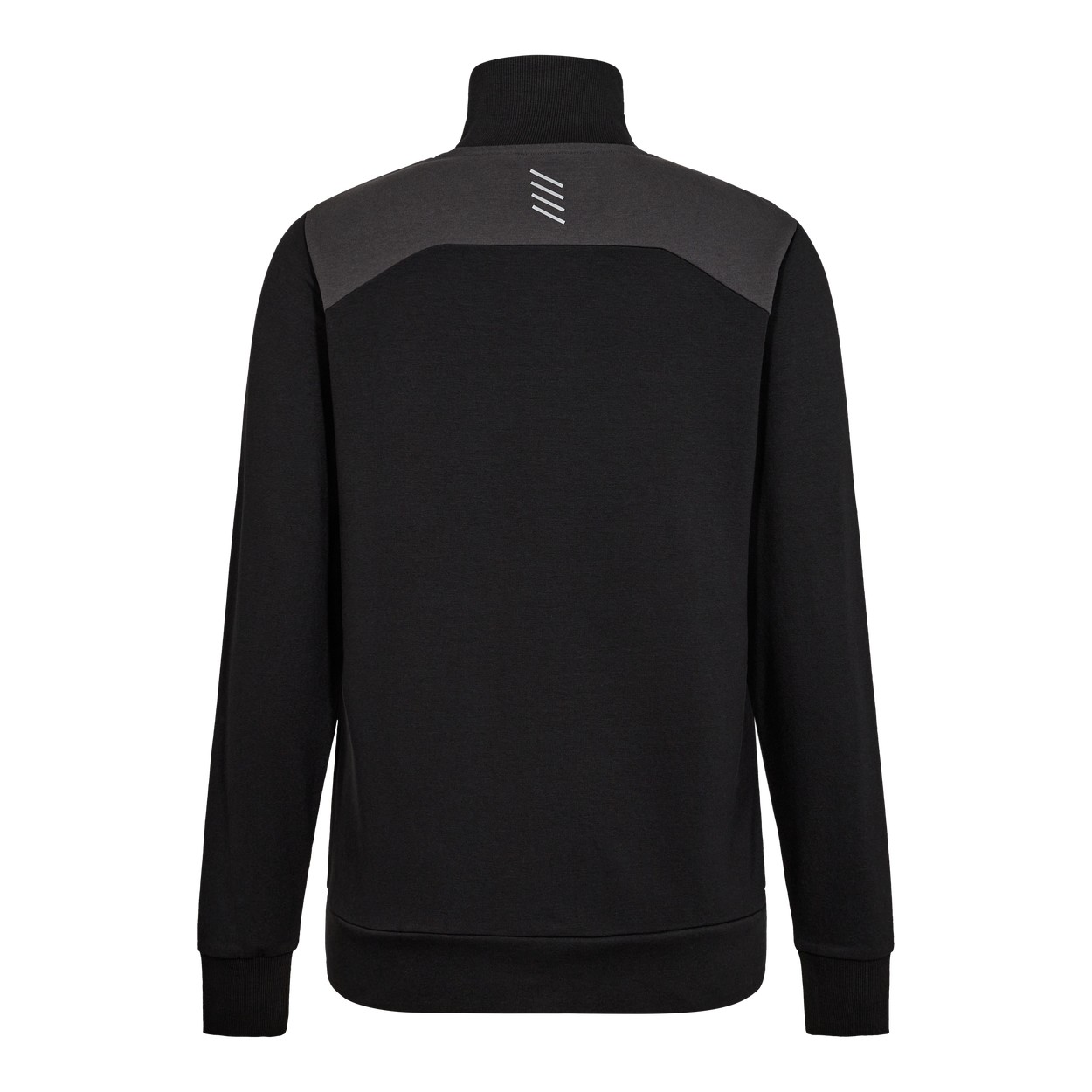 ENGEL Entire Damen Sweatcardigan mit Kragen in Schwarz/Anthrazit Grau, Größe XS