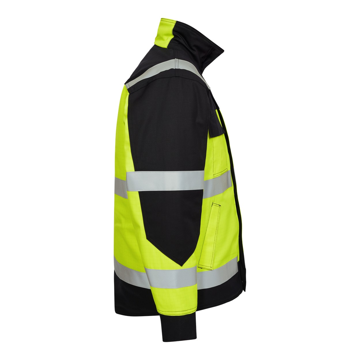 ENGEL Safety+ EN ISO 20471 Multinorm Winterjacke in Gelb/Schwarz, Größe XS