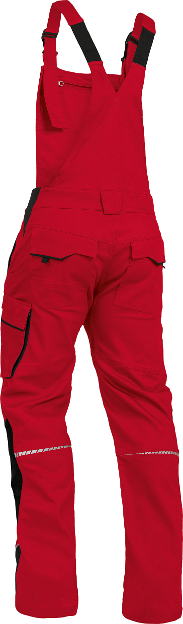 Latzhose Flex Line Rot/Schwarz FLEXL, Gr. 102 von Leibwächter Latzhose Flex Line Rot/Schwarz FLEXL, Gr. 98 von Leibwächter